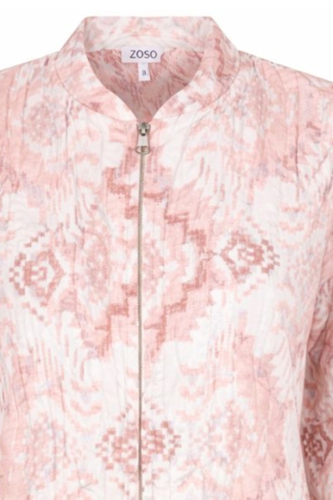 Zoso beige dames vest | Close up