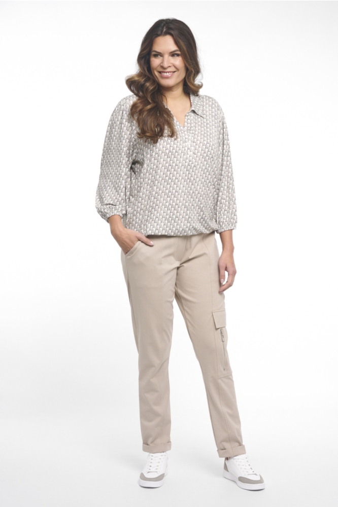 Zoso beige dames blouse | Model