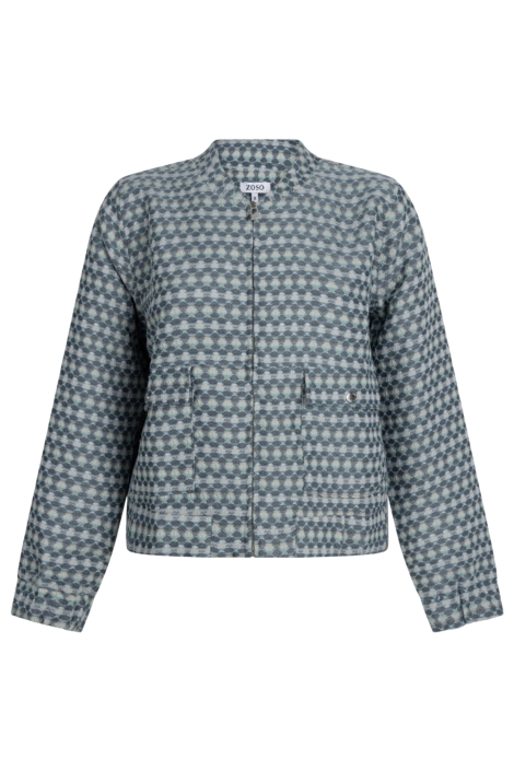 Zoso groene dames vest | Vooraanzicht