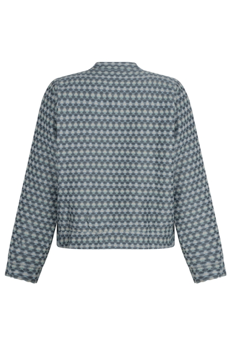 Zoso groene dames vest | Achteraanzicht