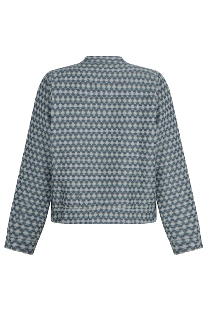 Zoso groene dames vest | Achteraanzicht