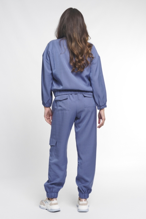 Zoso blauwe dames vest | Model
