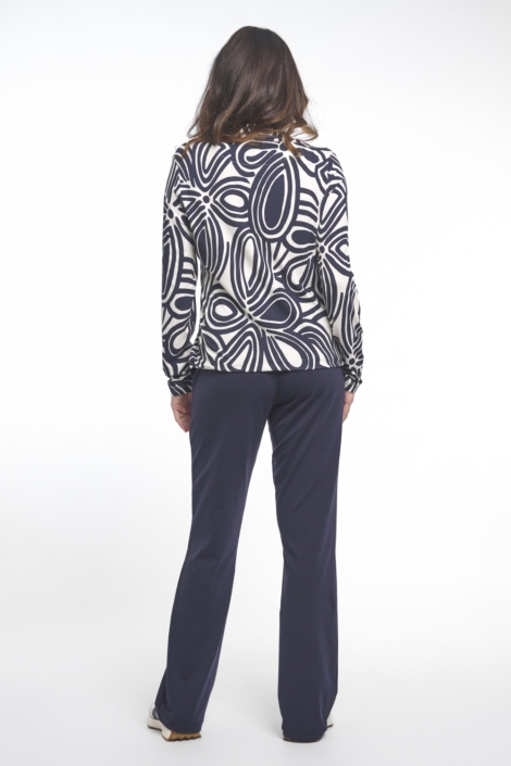 Zoso blauwe dames blouse | Model