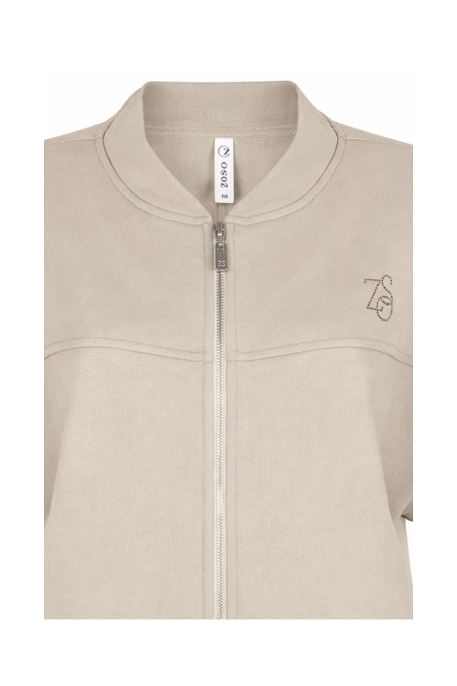 Zoso zand dames vest | Close up
