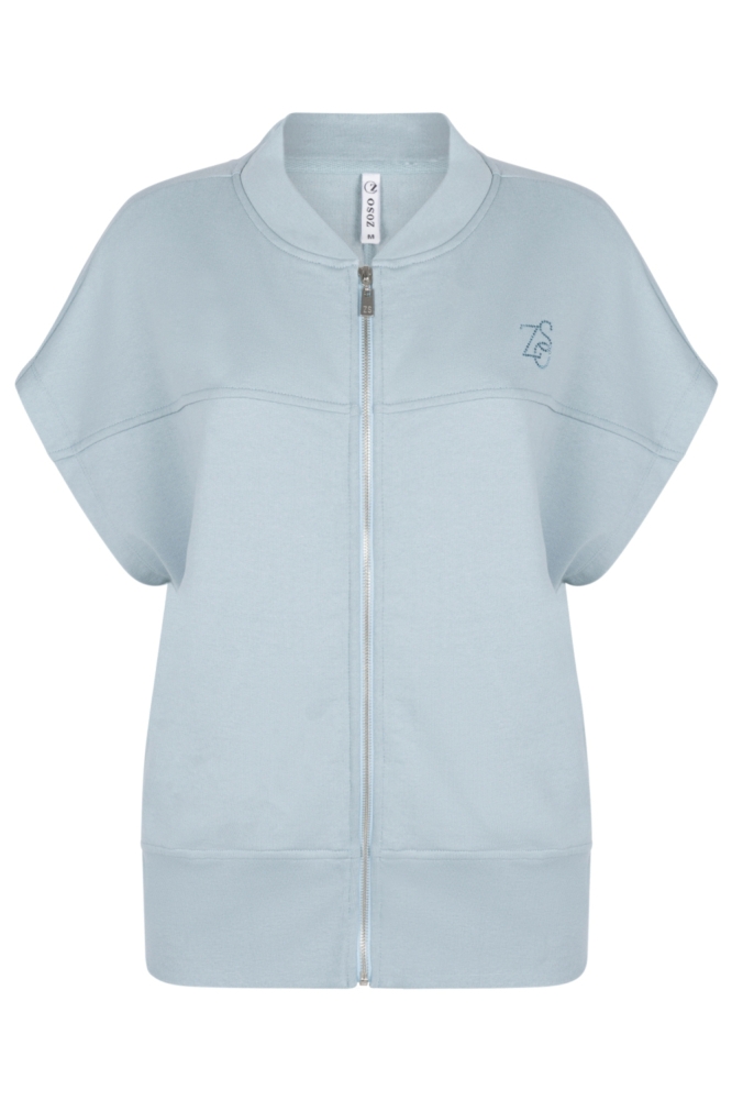 Zoso blauwe dames vest | Vooraanzicht