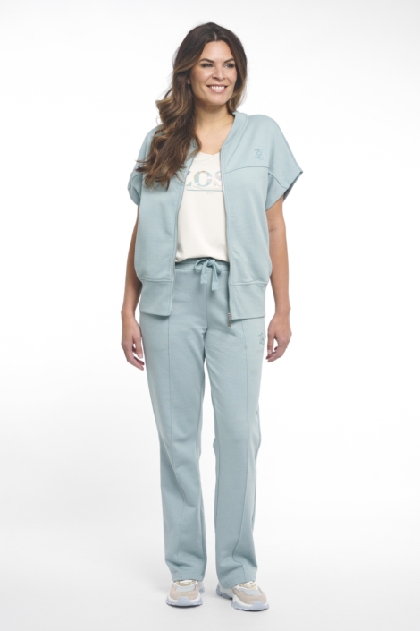 Zoso blauwe dames vest | Model