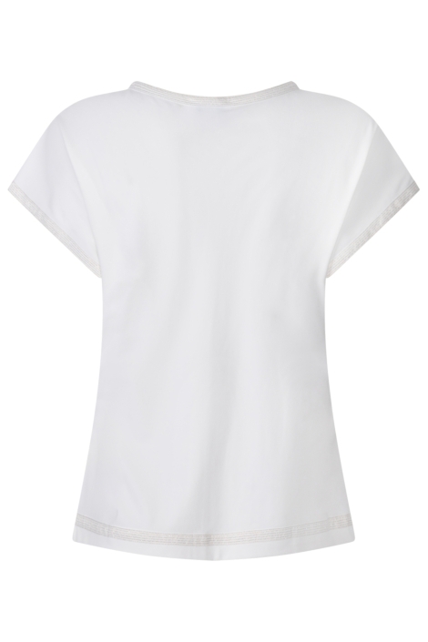 Zoso witte dames t-shirt | Achteraanzicht
