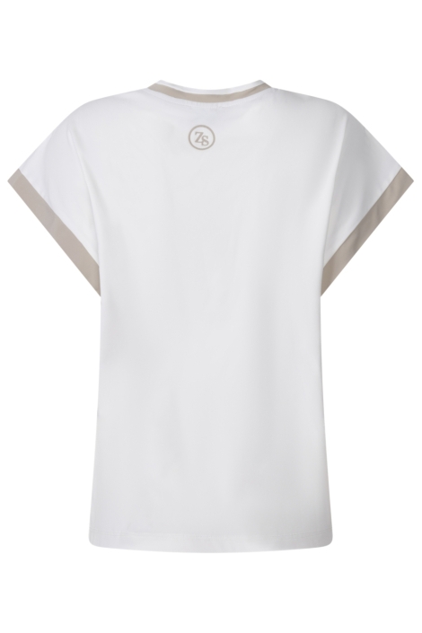 Zoso witte dames t-shirt | Achteraanzicht