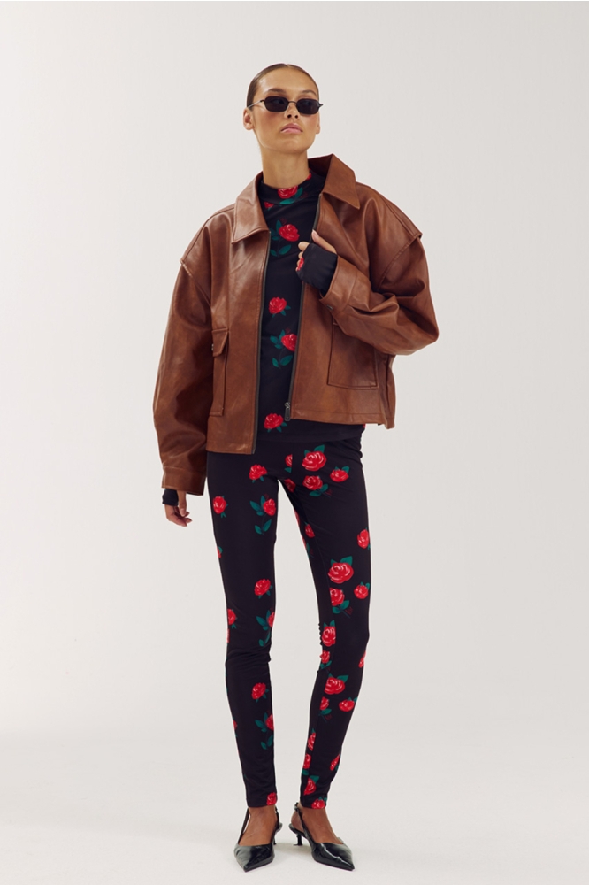 Harper & Yve cognac dames jas | Model