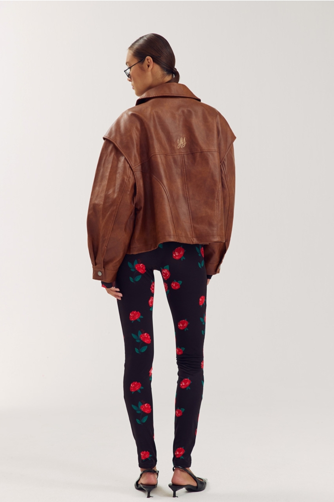 Harper & Yve cognac dames jas | Model