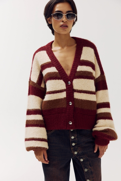 Harper & Yve rode dames vest | Model vooraanzicht
