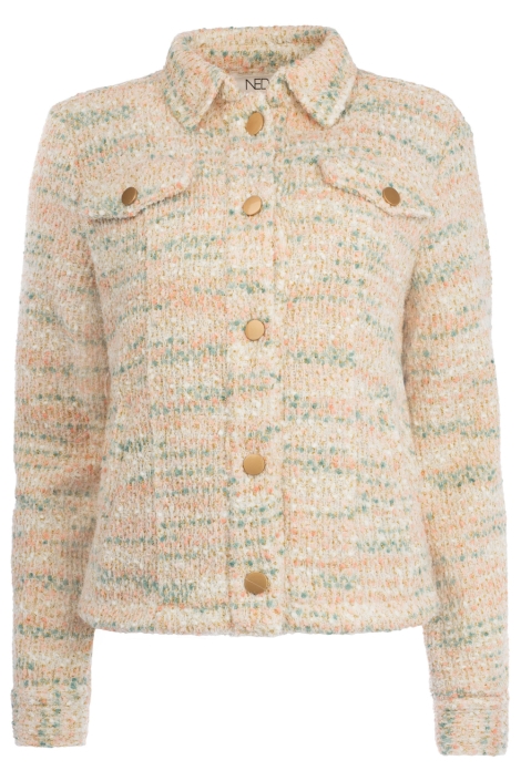 NED roze dames vest | Vooraanzicht