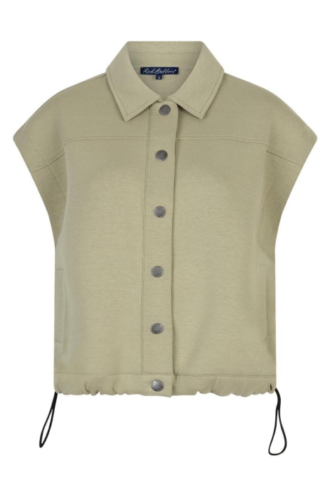 Red Button groene dames gilet | Vooraanzicht