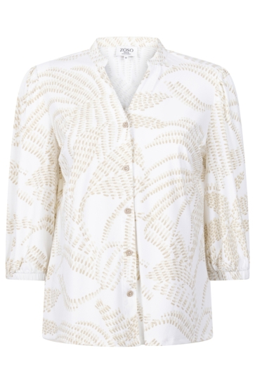 Zoso Blouse LEONIE 262 0016-0007 white/sand