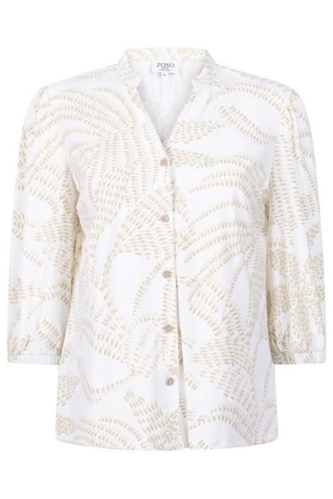 Zoso witte dames blouse | Vooraanzicht