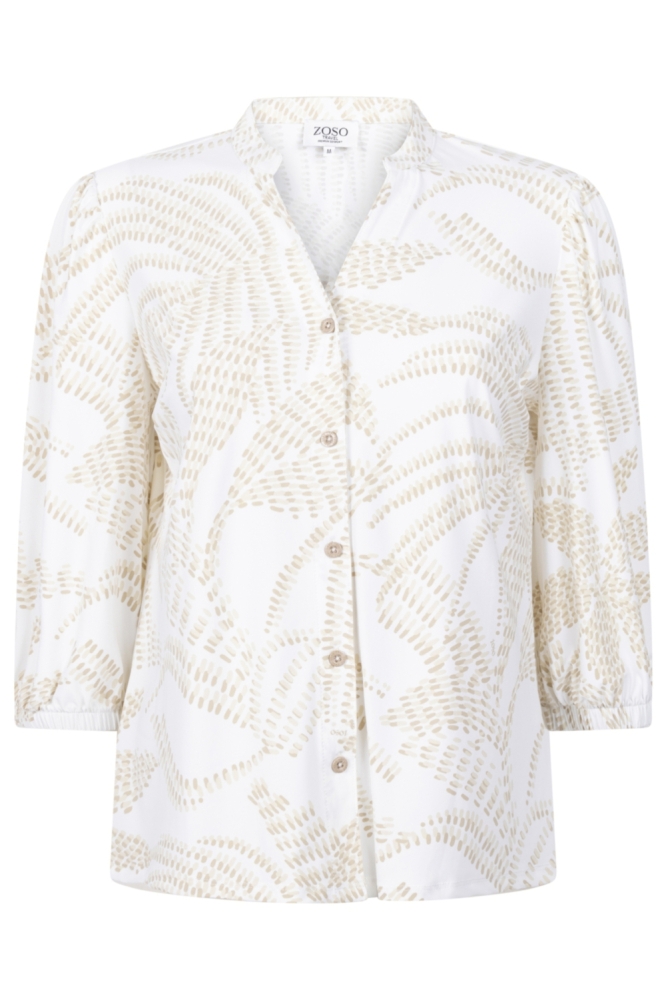 Zoso witte dames blouse | Vooraanzicht