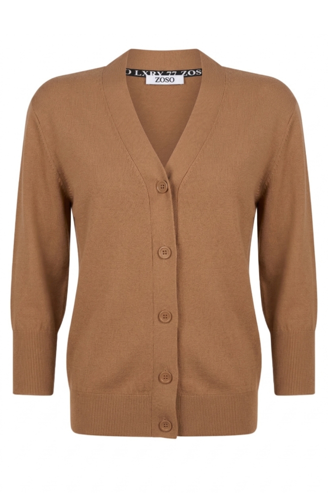Zoso camel dames vest | Vooraanzicht