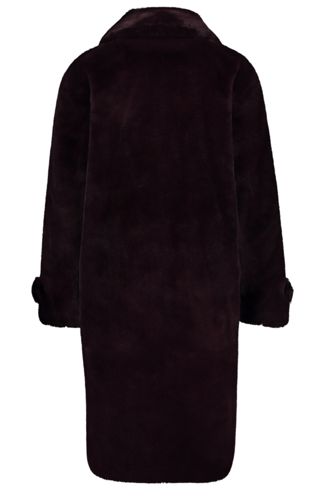 Geisha bordeaux dames jas | Achteraanzicht