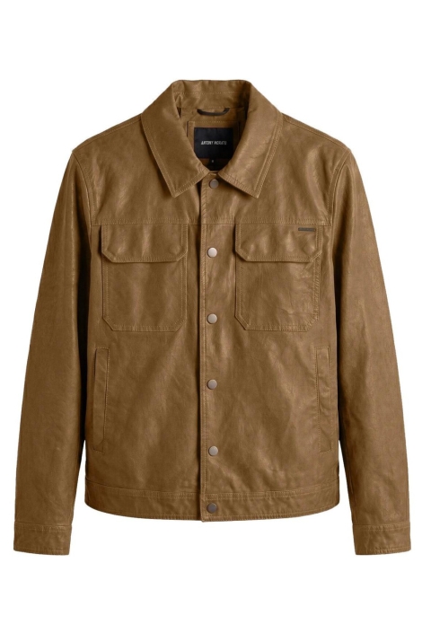 Antony Morato beige heren jas | Vooraanzicht