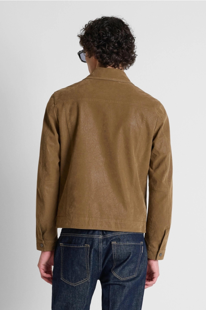 Antony Morato beige heren jas | Model achteraanzicht