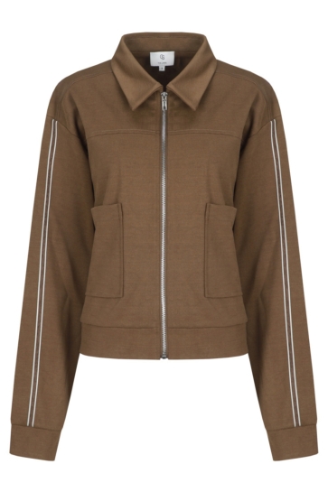 C&S The Label Vest FLOOR JACKET 26WQH01 DARK WALNUT