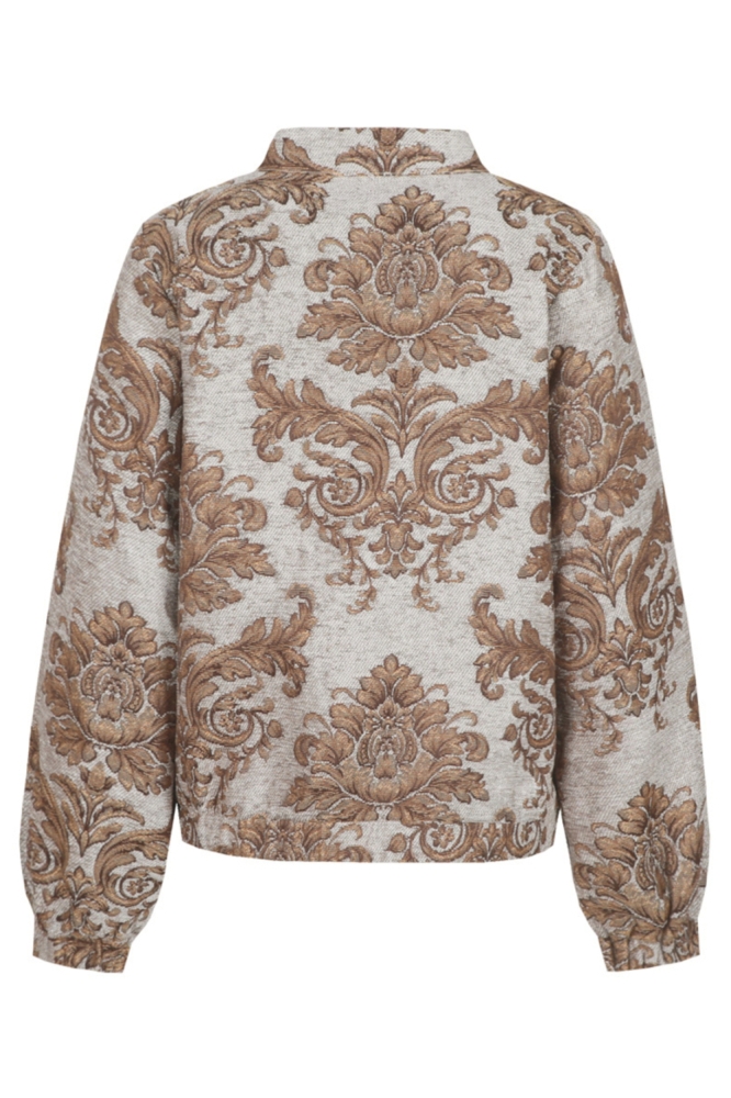 C&S The Label beige dames jas | Achteraanzicht