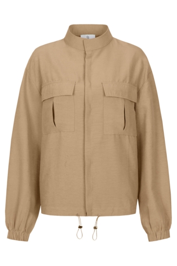 C&S The Label Blouse JINORA JACKET 26NAC01 Light Camel