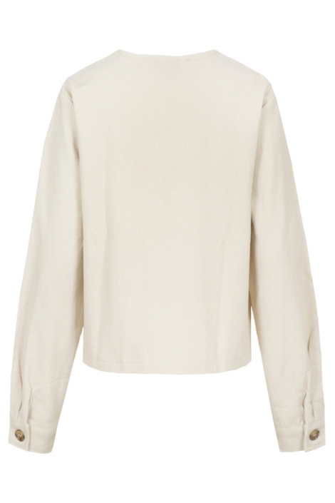C&S The Label beige dames jas | Achteraanzicht