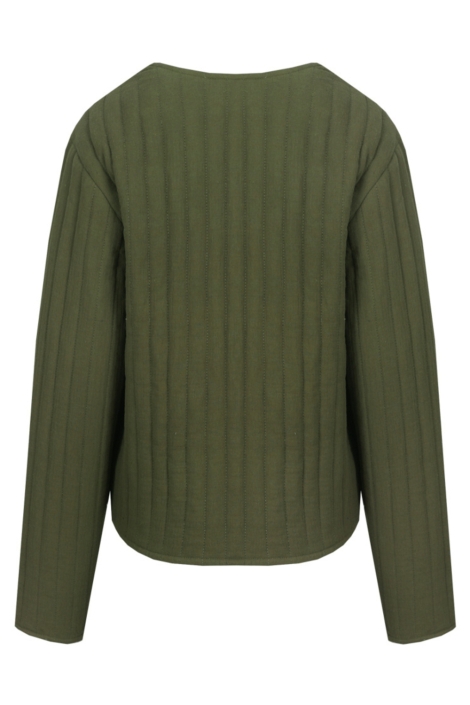 C&S The Label groene dames jas | Achteraanzicht