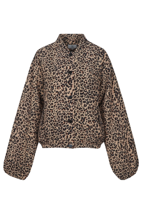 C&S The Label bruine dames jas | Vooraanzicht