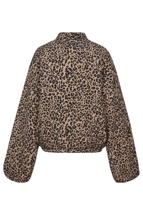 C&S The Label bruine dames jas | Achteraanzicht