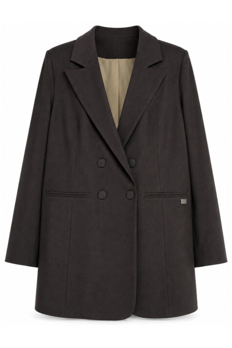 TQ Amsterdam bruine dames blazer | Vooraanzicht