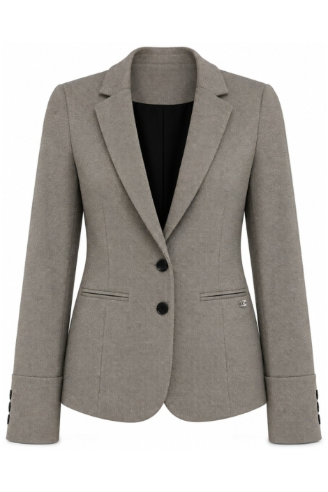 TQ Amsterdam beige dames blazer | Vooraanzicht