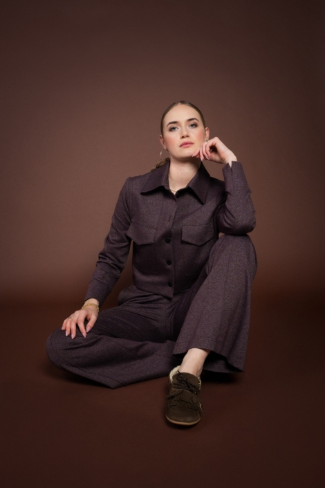 TQ Amsterdam bordeaux dames blazer | Sfeerbeeld, In situatie