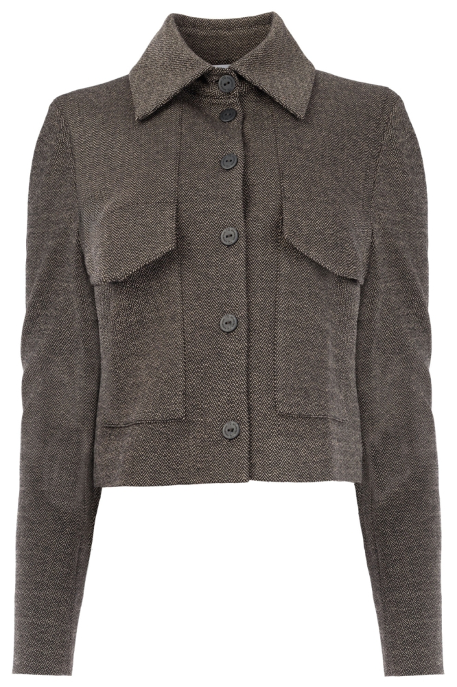 TQ Amsterdam bruine dames blazer | Vooraanzicht