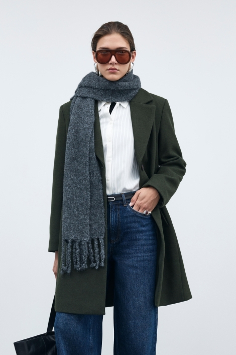 Vila groene dames jas | Model