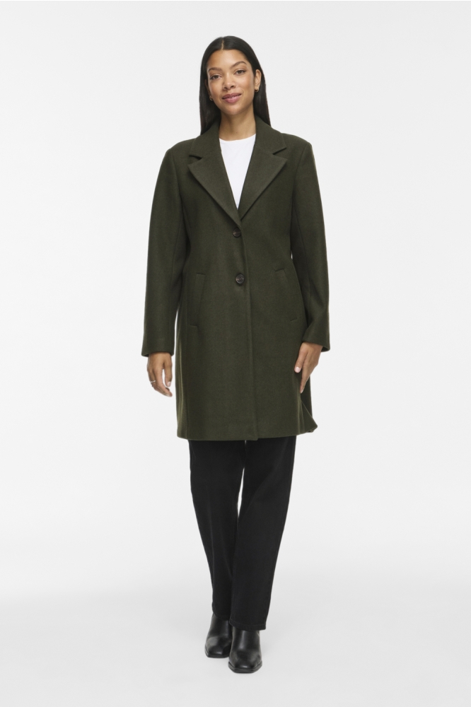 Vila groene dames jas | Model