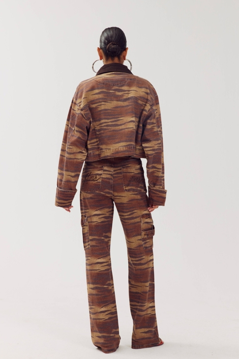 Harper & Yve camel dames jas | Model