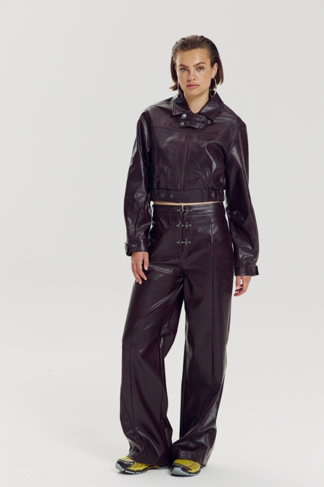 Harper & Yve blauwe dames jas | Model