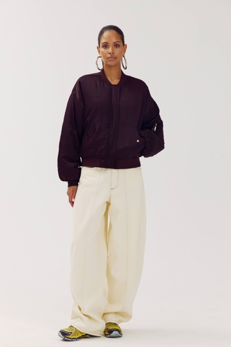 Harper & Yve paarse dames jas | Model