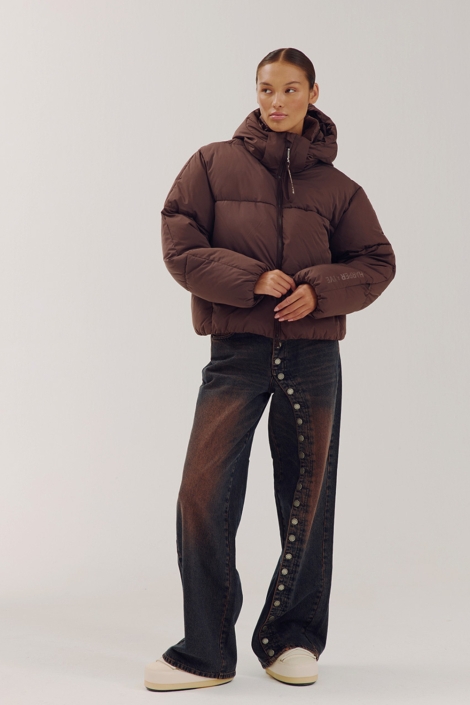 Harper & Yve bruine dames jas |
