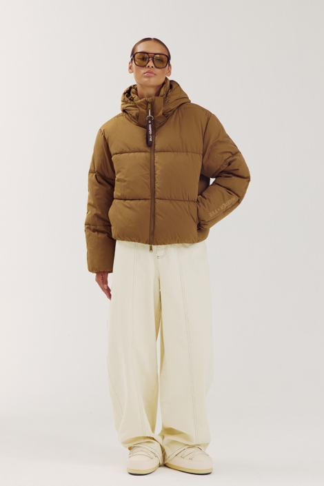 Harper & Yve groene dames jas | Model
