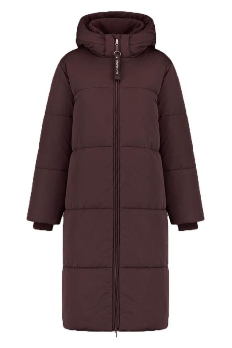 Harper & Yve bruine dames jas | Vooraanzicht