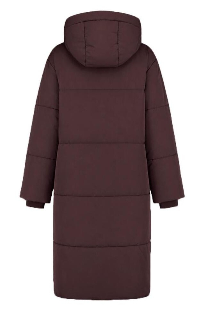 Harper & Yve bruine dames jas | Achteraanzicht