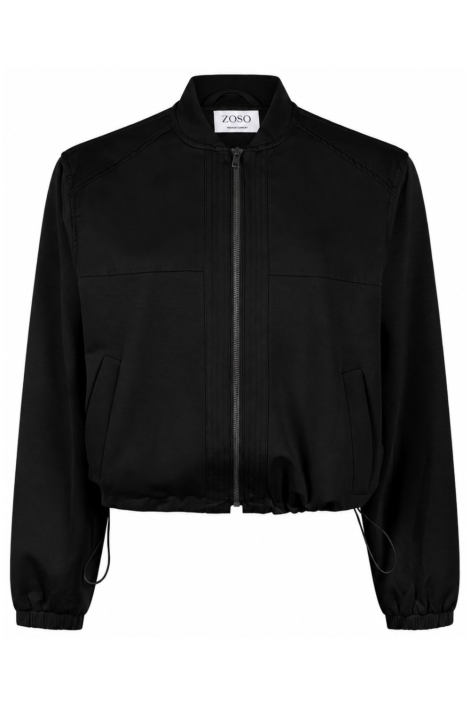 Zoso zwarte dames vest | Vooraanzicht