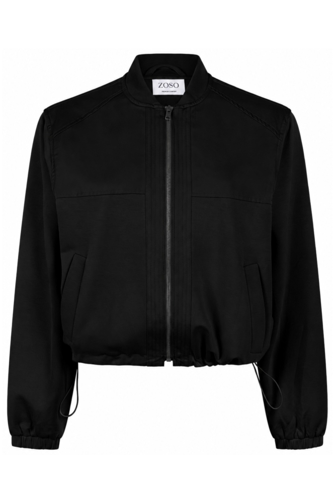 Zoso zwarte dames vest | Vooraanzicht