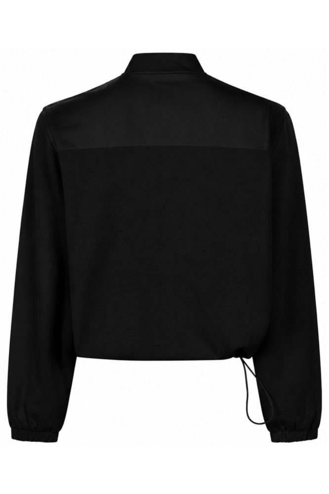 Zoso zwarte dames vest | Achteraanzicht