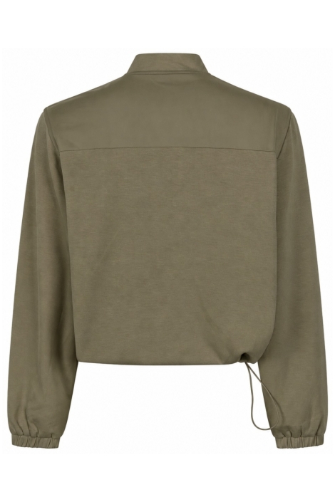 Zoso groene dames vest | Achteraanzicht