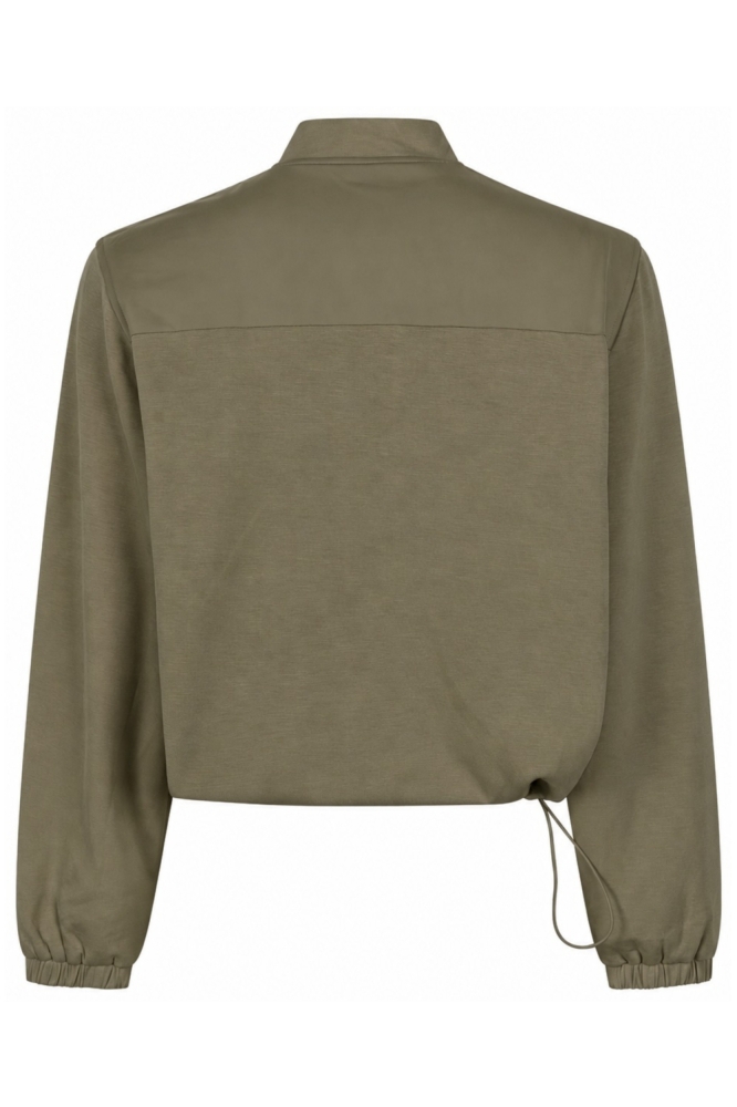 Zoso groene dames vest | Achteraanzicht