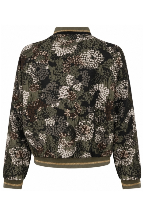 Zoso groene dames vest | Achteraanzicht